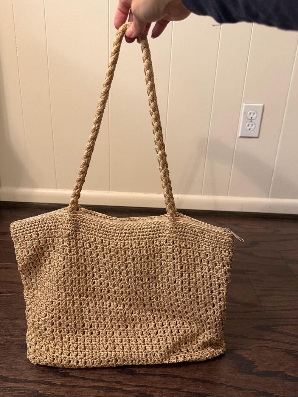 The Sak Woven Tote in Natural Tan